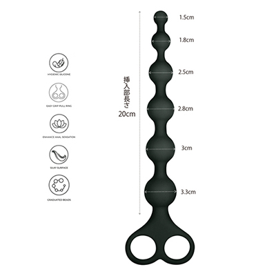Asbeads Anal Beads Stick 20cm-Straight