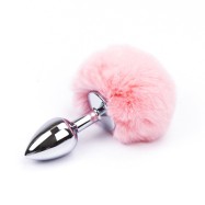 Rabbit Tail Anal Plug(Aluminum)