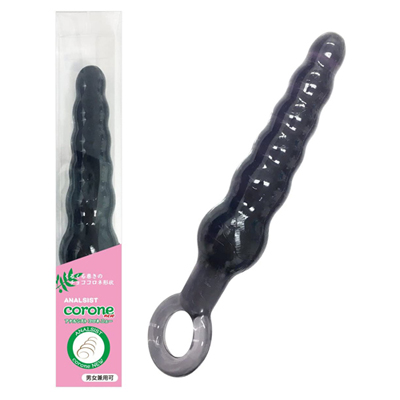 新一代巧克力冠男女通用假阳具后庭棒