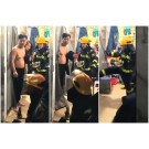 広州の女性が「助けて」と叫び、消防隊がドアを破ると、半裸の男女がいた。