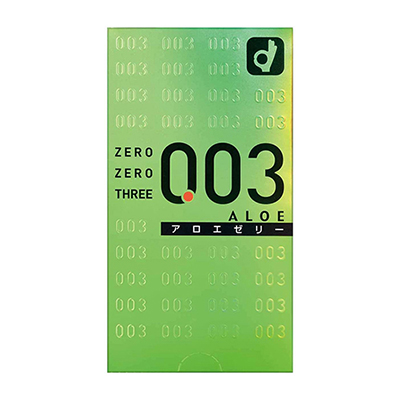 オカモト ゼロゼロスリー 003 アロエ 10個入り