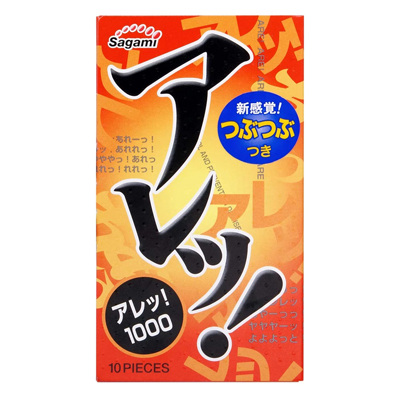 Sagami Are 1000 Dots Condom(10Pcs)