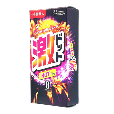 Jex Dot Hot Type Condom(8pcs)