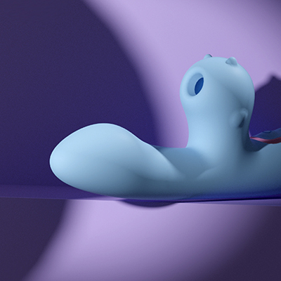 Mirro Mini Vibrator (Blue)