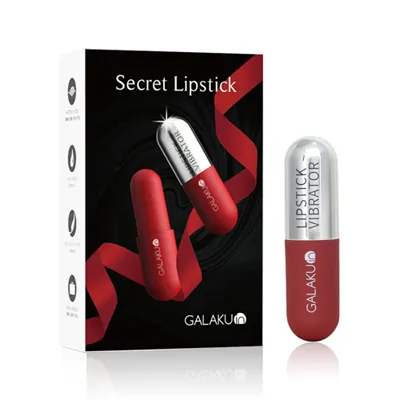 Secret Lipstick Vibrator With Ai Control (Red)