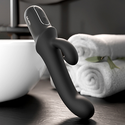 Rhino Vibrator Used In Vagina And Anus (Black)