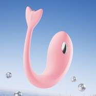 Whale Electric Strap On Vibrator AI Version-Pink