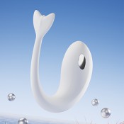 Whale Electric Strap On Vibrator AI Version-White