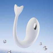 Whale Electric Strap On Vibrator AI Version-White
