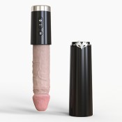 Koze Black King Kong Sucking Vibrating Expandable Plug-Black