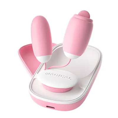 Magic Box B Tongue Licking 12 Vibration Bullet Egg(Pink)