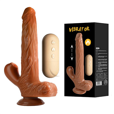 Remote Control Expandable Swinging Vibrating Sucking Heating Dildo