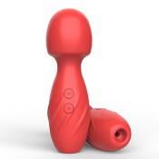 Mo Da Shana Sucking Vibration Stick-Red