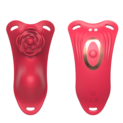 Rose Lace Remote-Control Wearable Clitoral Squirting Vibrator