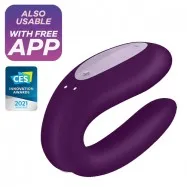手機APP藍牙遙控雙喜震動器(紫)