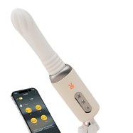 夕顏APP伸縮震動加溫炮機(吸盤另購)