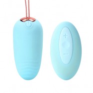 Shana Remote Control Vibrator Egg(Cyan)