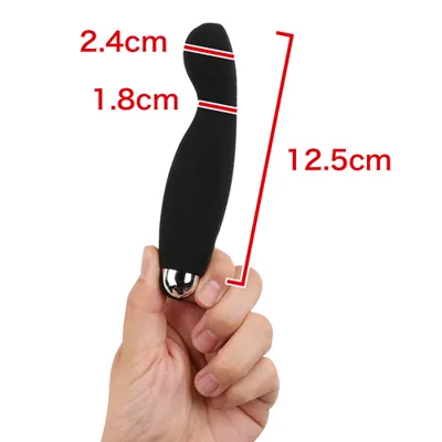 Love Pointy12频USB充电电动按摩棒(黑色)