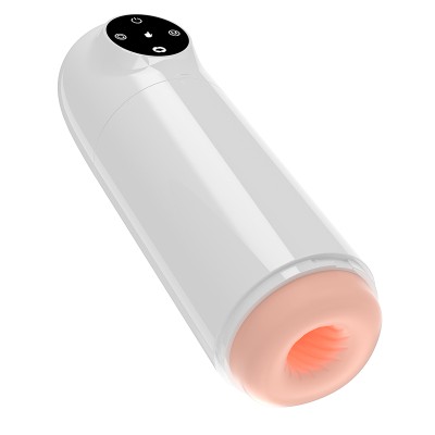 Bathing Suction Rotating & Moaning Masturbation Cup (White)