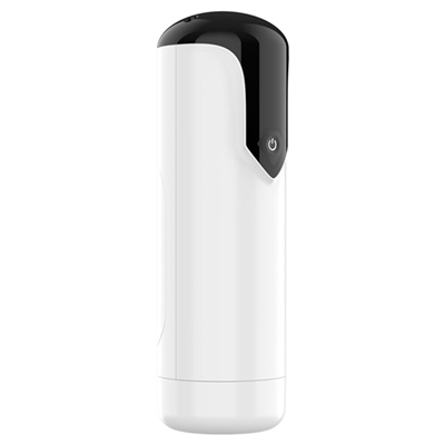 XiaoLe Thrusting Warming & Moaning Masturbation Cup (White)