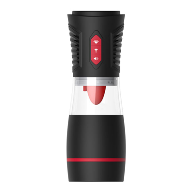 Dual-Action Auto Tongue Licking & Suction Masturbation Cup