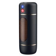 7. クーラー 音声機能＆振動 充電式マスターベーションカップ (ブラック)
