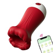 ビッグマウス 男性用持久力トレーナー APPコントロール (レッド)