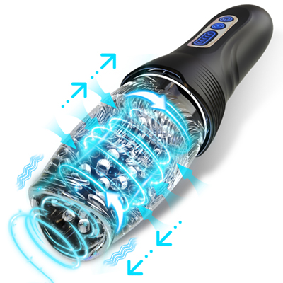 Warrior Arthur Thrusting Rotating & Vibrating Masturbation Cup