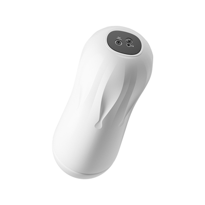 Rock Moaning & Vibrating Masturbation Cup (Brown)