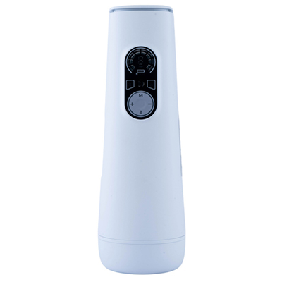 B1-Ai Bluetooth Speaker Thrusting Vibrating Warming Masturbation Cup (White)