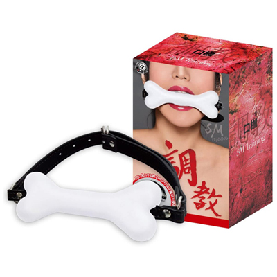 A-One Silicone Bone Shape Mouth Gag