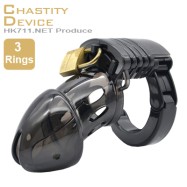 Male Chastity Cock Cage Kit (CB3000) Black