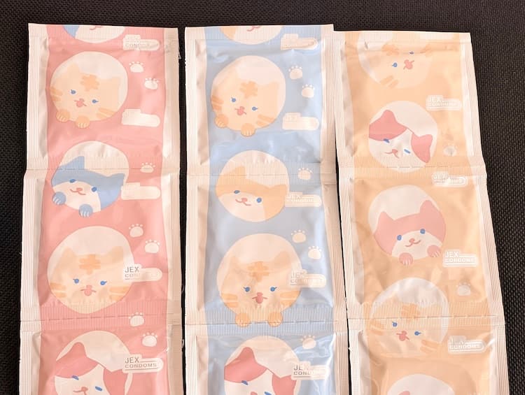 Ususu 1000 Cat Design Individual Wrapping of 3 Types