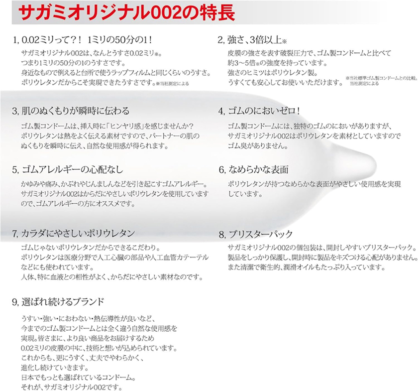 相模原創002超薄安全套(2片) 02