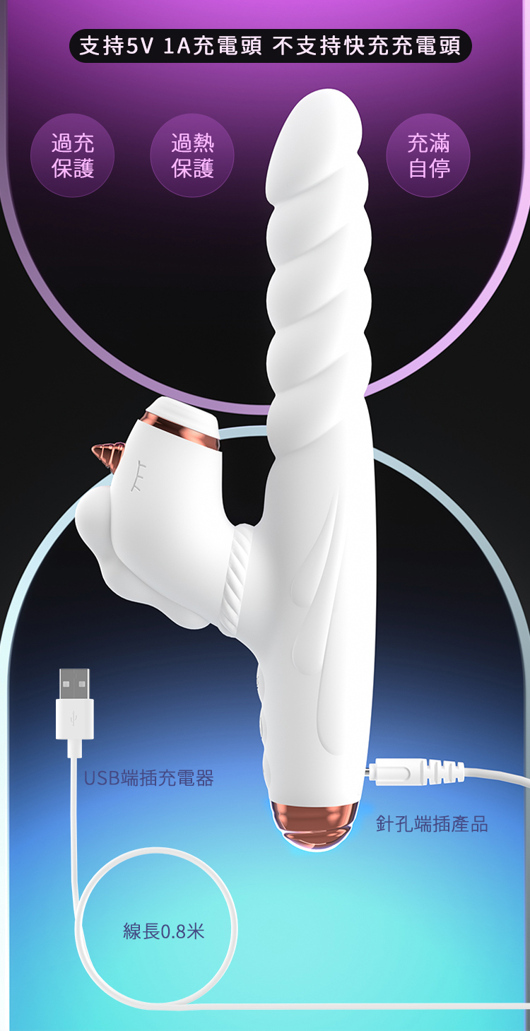 Unicorn Suck And Vibrator(White) 15
