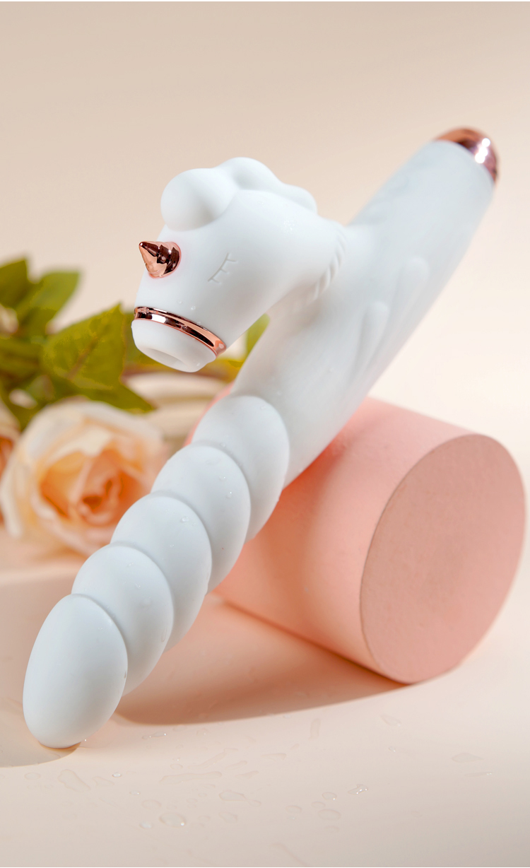 Unicorn Suck And Vibrator(White) 18