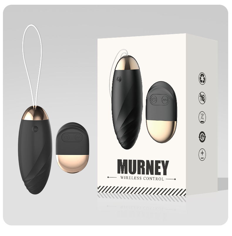 Mureny充電式10頻無線遙控震蛋(黑色) 20