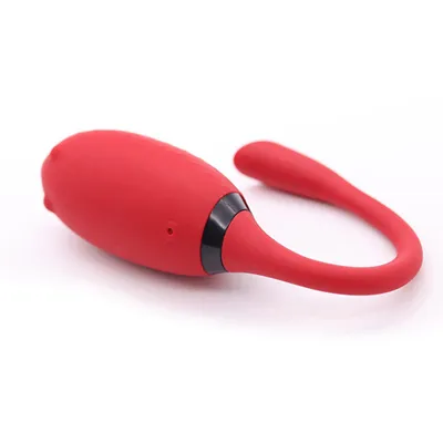 Magic Fugu APP-Controlled Smart Wearable Vibrator(Red)