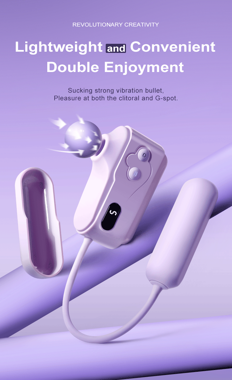 Dreamy Powerful Suction And Vibrating Egg - Purple01
