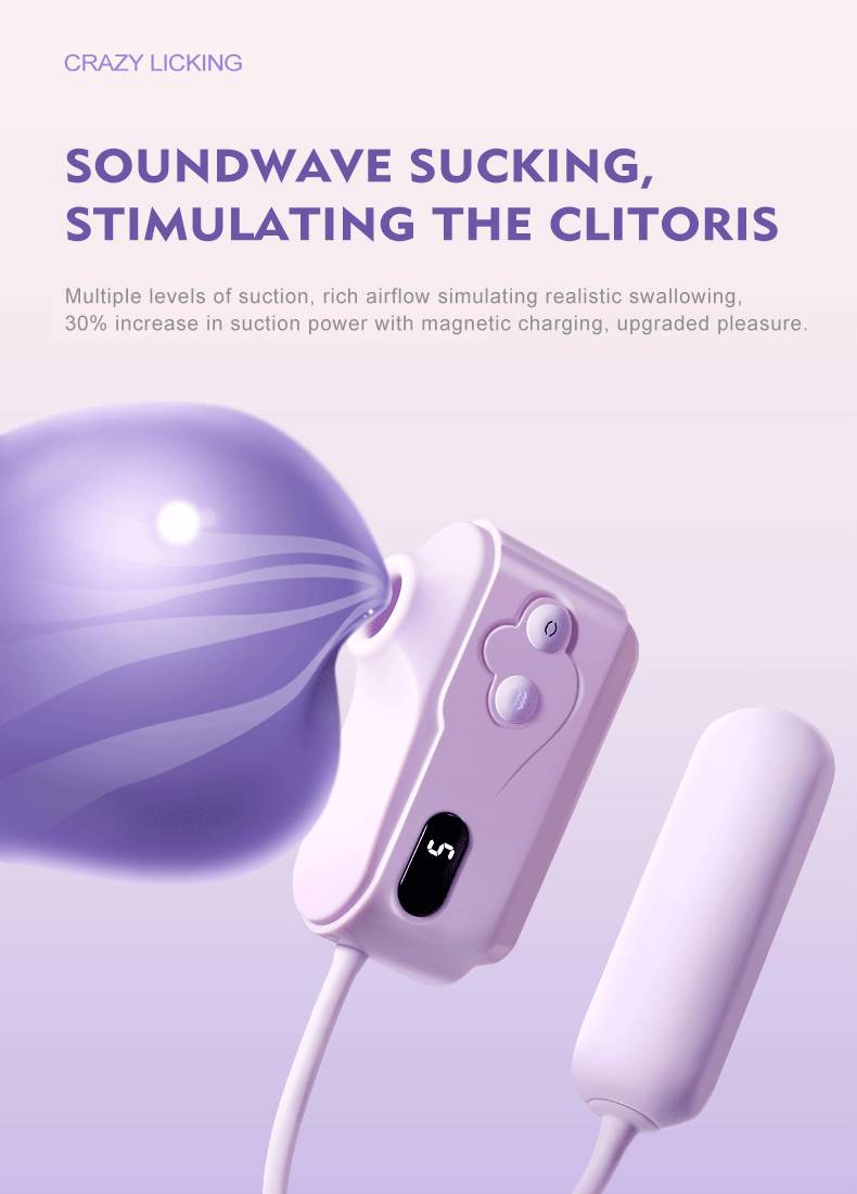 Dreamy Powerful Suction And Vibrating Egg - Purple03