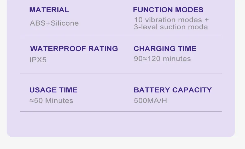 Dreamy Powerful Suction And Vibrating Egg - Purple07