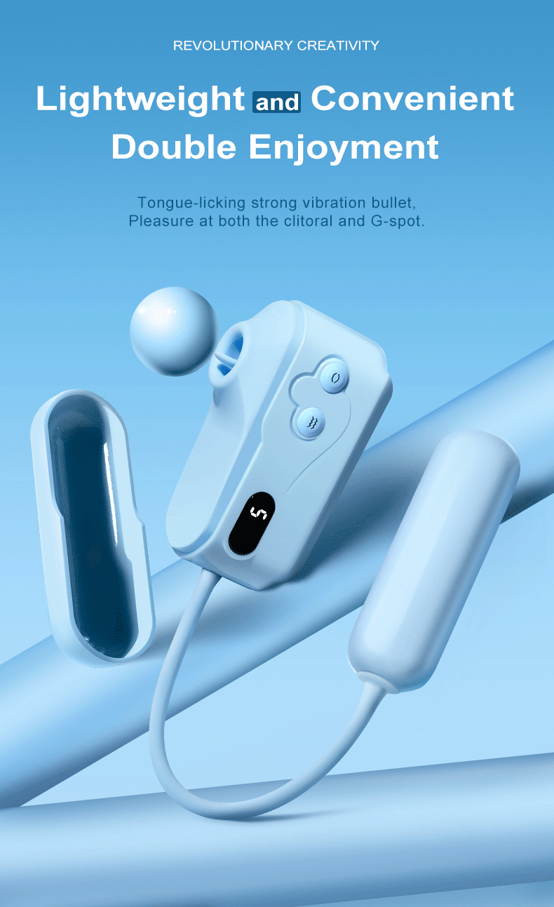 Dreamy Squirting Tongue Licking And Vibrating Egg - Blue01