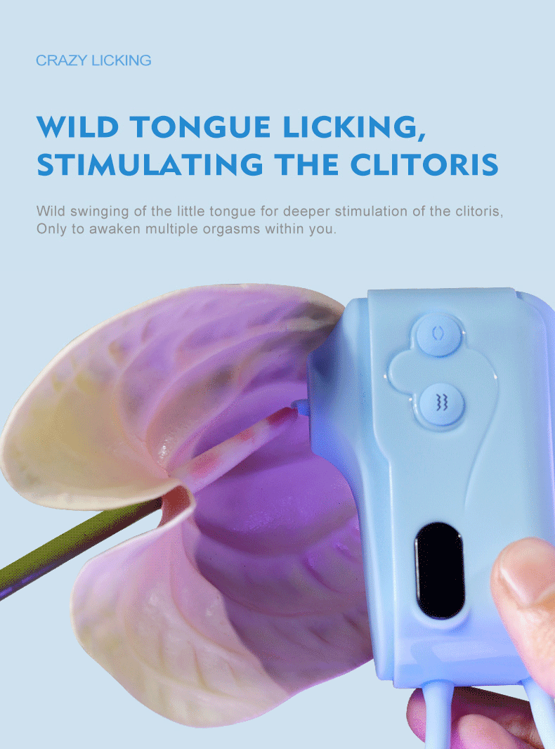 Dreamy Squirting Tongue Licking And Vibrating Egg - Blue03