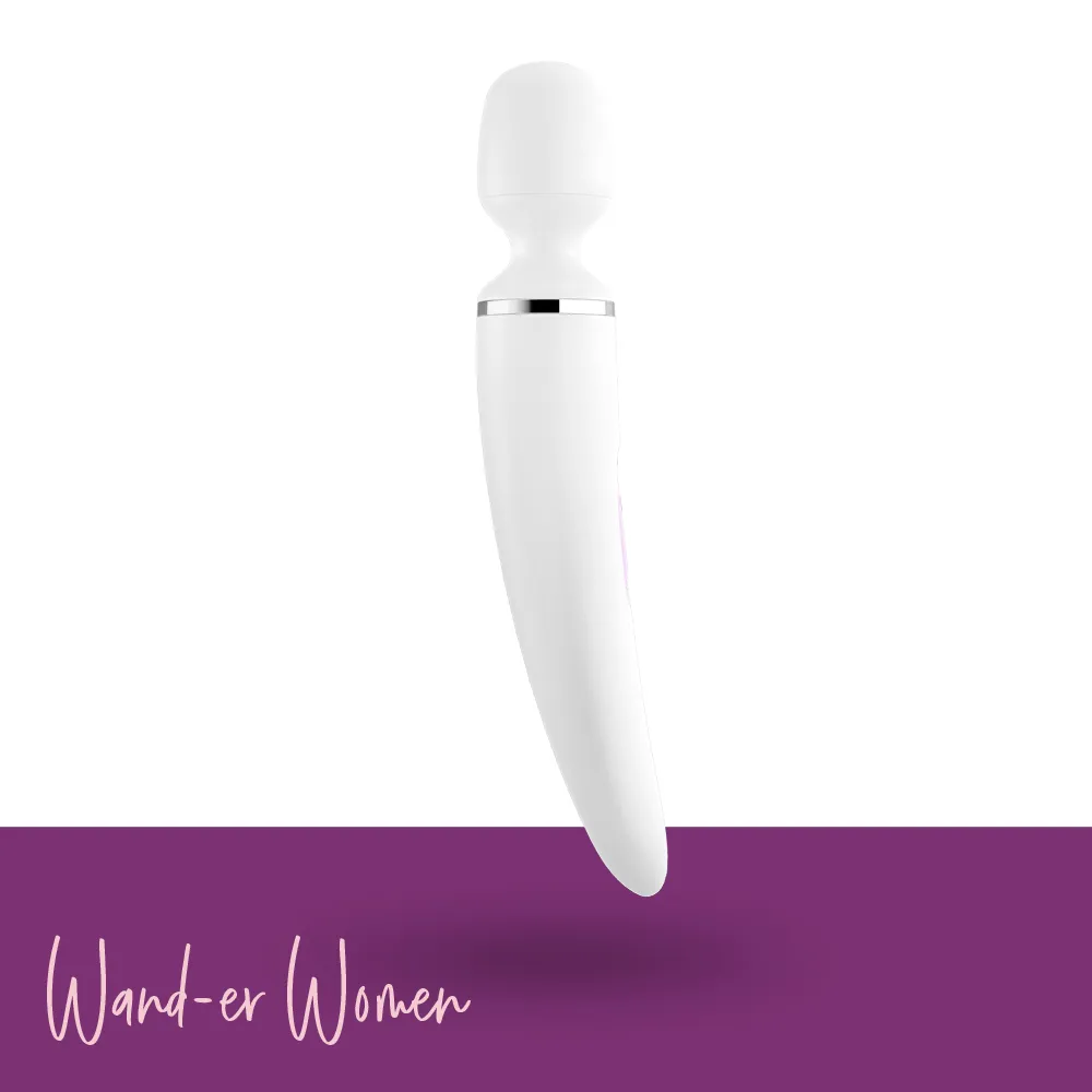 德國Satisfyer多功按摩超震震動AV棒(白色)05