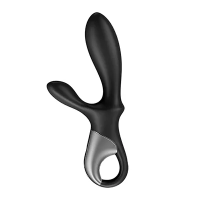 Heat Climax+ Rabbit Vibrator and G-Spot With App Control (Black)