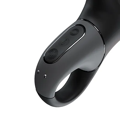 Heat Climax+ Rabbit Vibrator and G-Spot With App Control (Black)