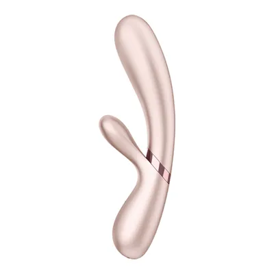 Hot Lover Warming Vibrator With App Control (Silver)