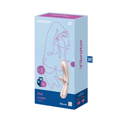 Hot Lover Warming Vibrator With App Control (Silver)