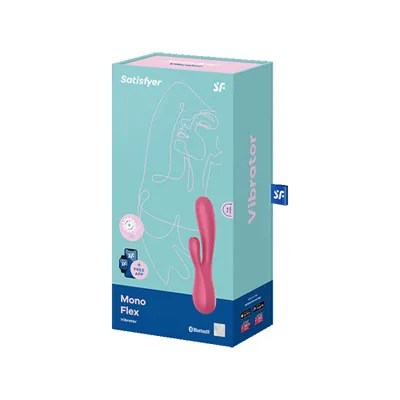 Mono Flex 50 Vibration Clitoris and G-Spot With App Control (Red)
