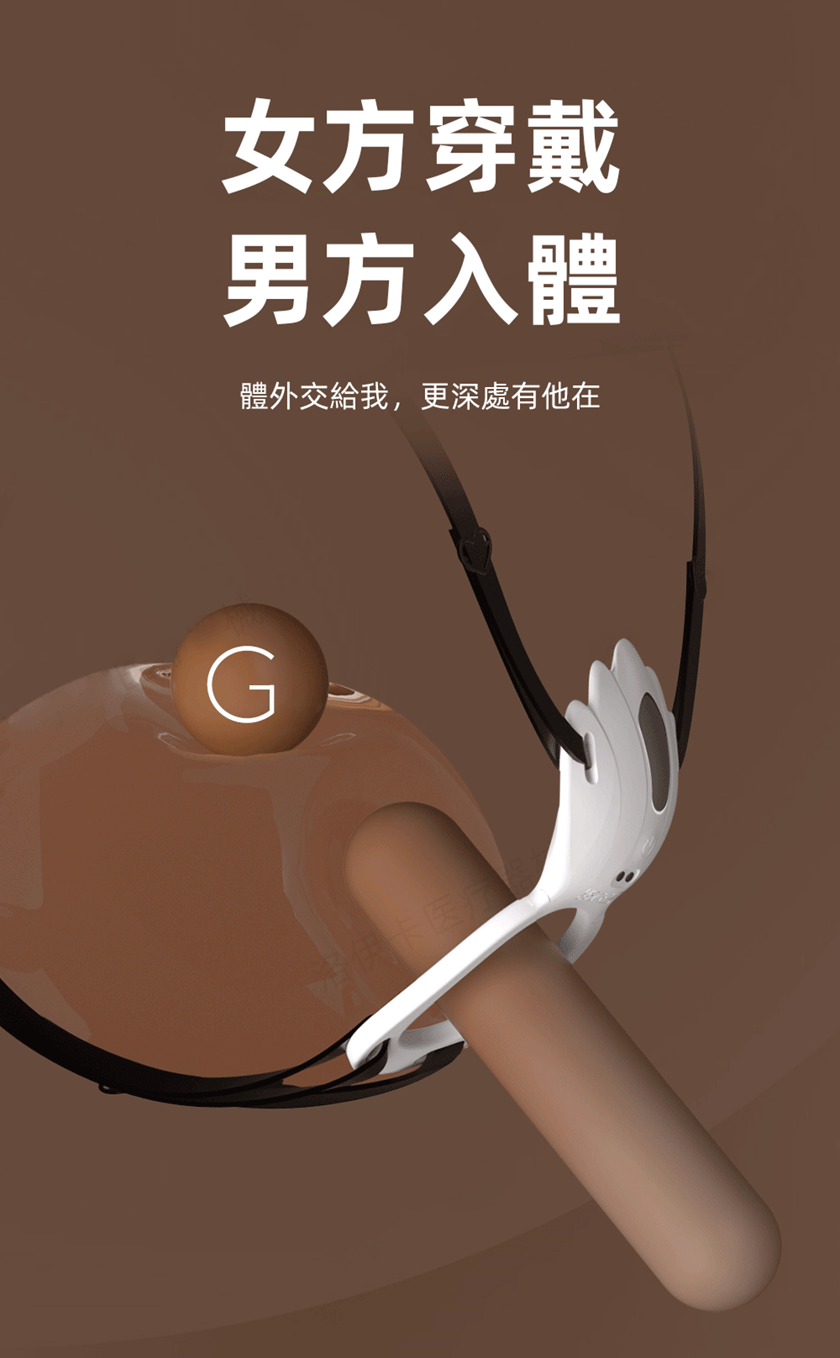 Couples Remote-Control Shared Vibrator (Male Inserted and Female Worn) 01